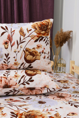 Наволочка поплин Светлая ночь белый